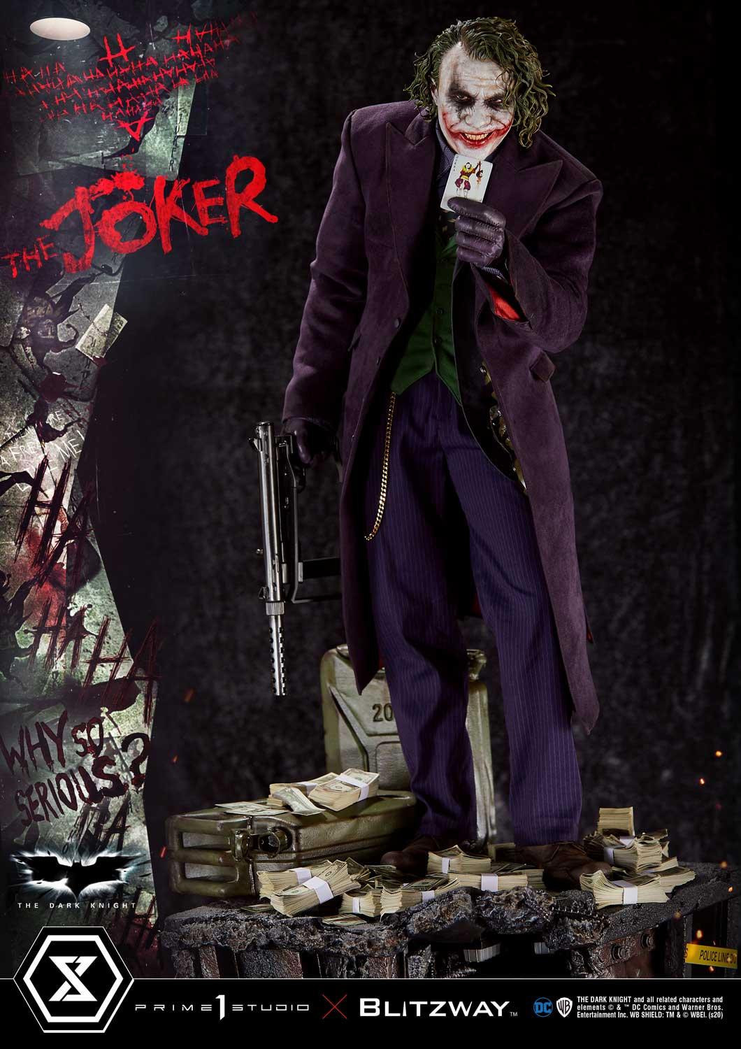 The Dark Knight - Joker - Museum Masterline Series  (MMTDK-01S) - 1/3 - Bonus Version (Blitzway, Prime 1 Studio) photo 74