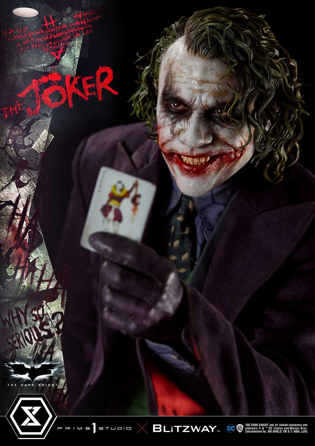 The Dark Knight - Joker - Museum Masterline Series  (MMTDK-01S) - 1/3 - Bonus Version (Blitzway, Prime 1 Studio) photo 82