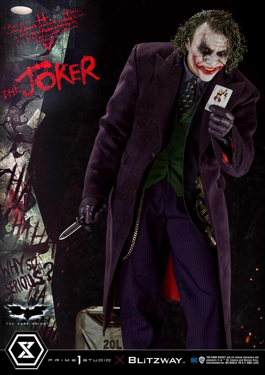 The Dark Knight - Joker - Museum Masterline Series  (MMTDK-01S) - 1/3 - Bonus Version (Blitzway, Prime 1 Studio) photo 90