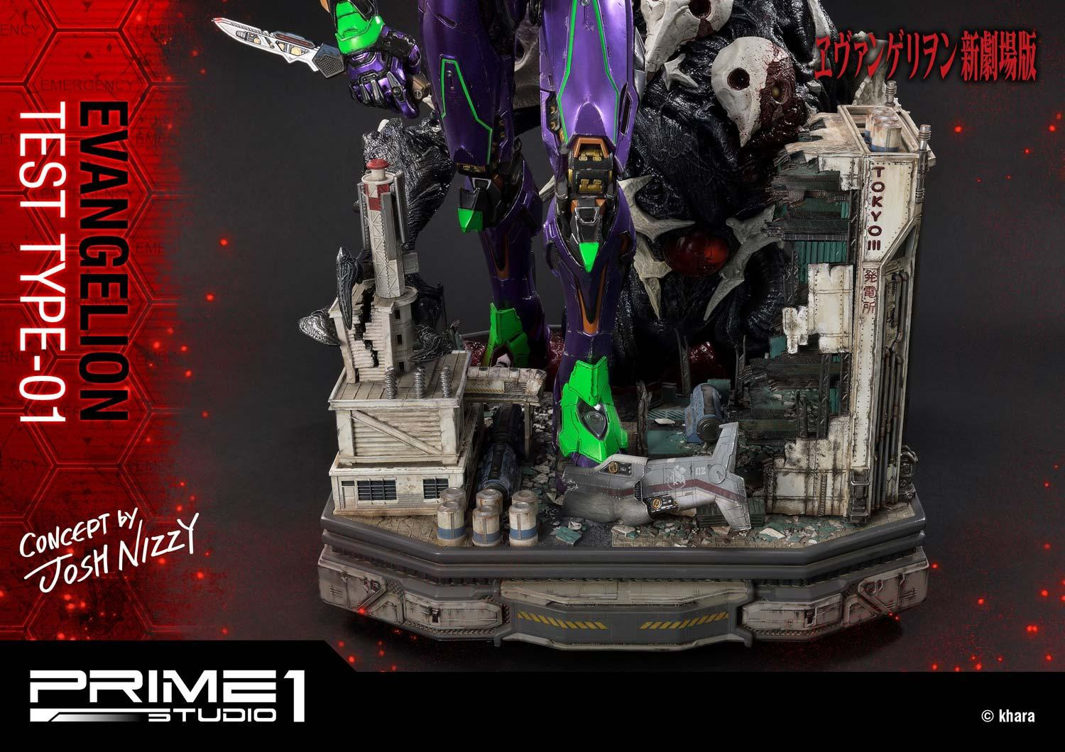 Evangelion Shin Gekijouban - EVA-01 - Sachiel - Ultimate Diorama Masterline  (UDMEVA-03EX) - EX Version (Prime 1 Studio) photo 60