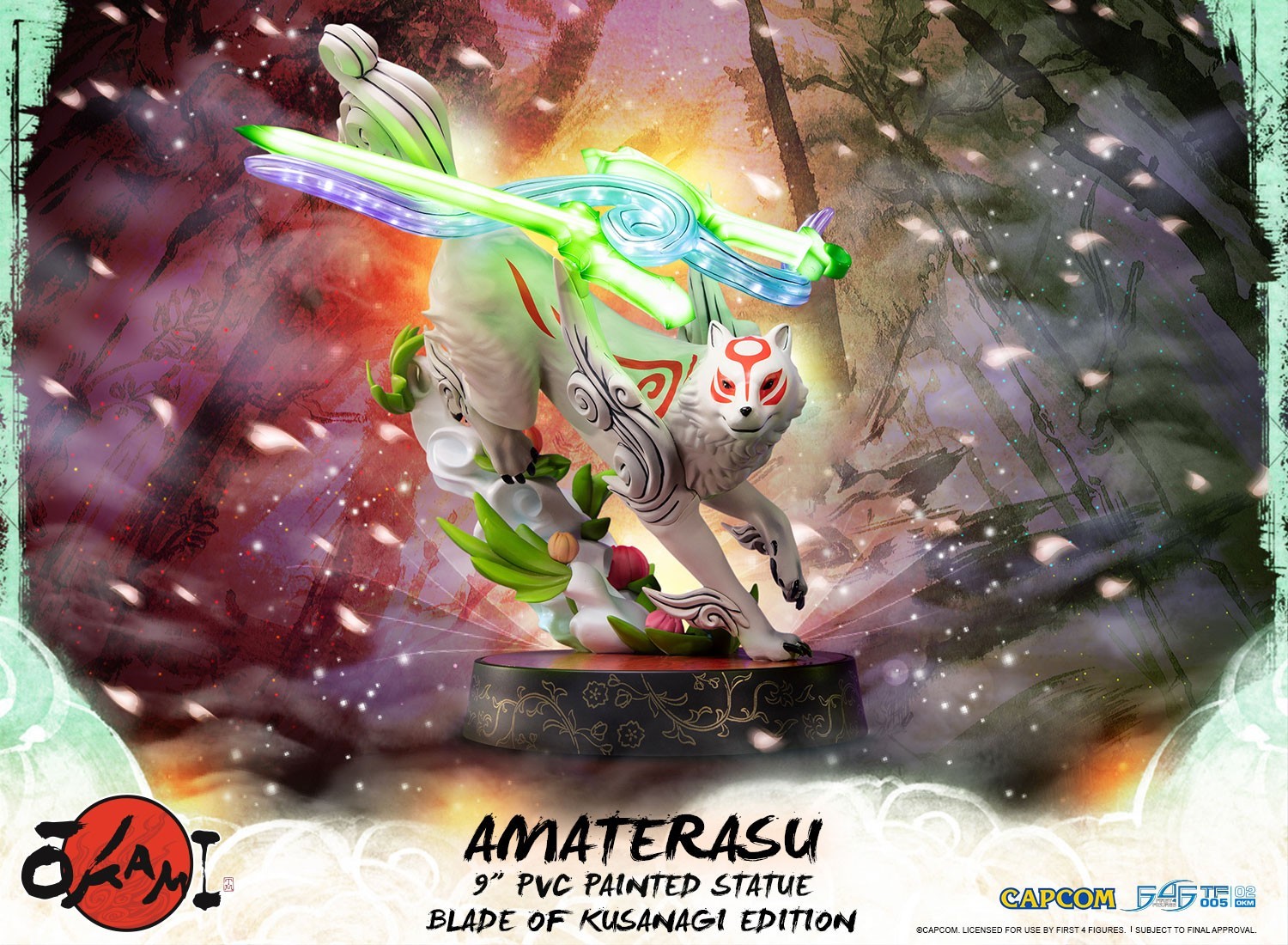 Ookami - Amaterasu - True Form - Blade of Kusanagi Edition (First 4 Figures) photo 16