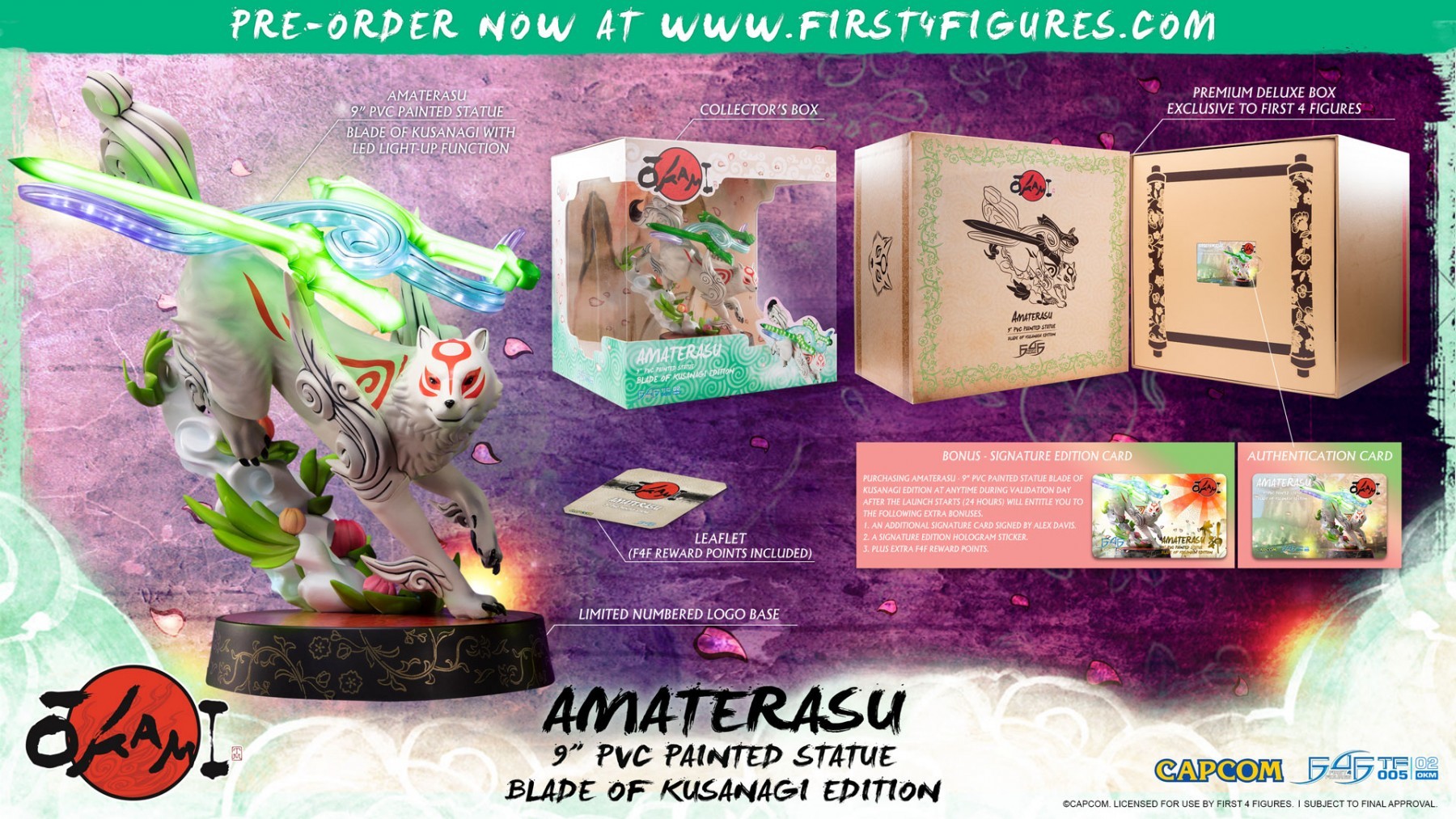 Ookami - Amaterasu - True Form - Blade of Kusanagi Edition (First 4 Figures) photo 19