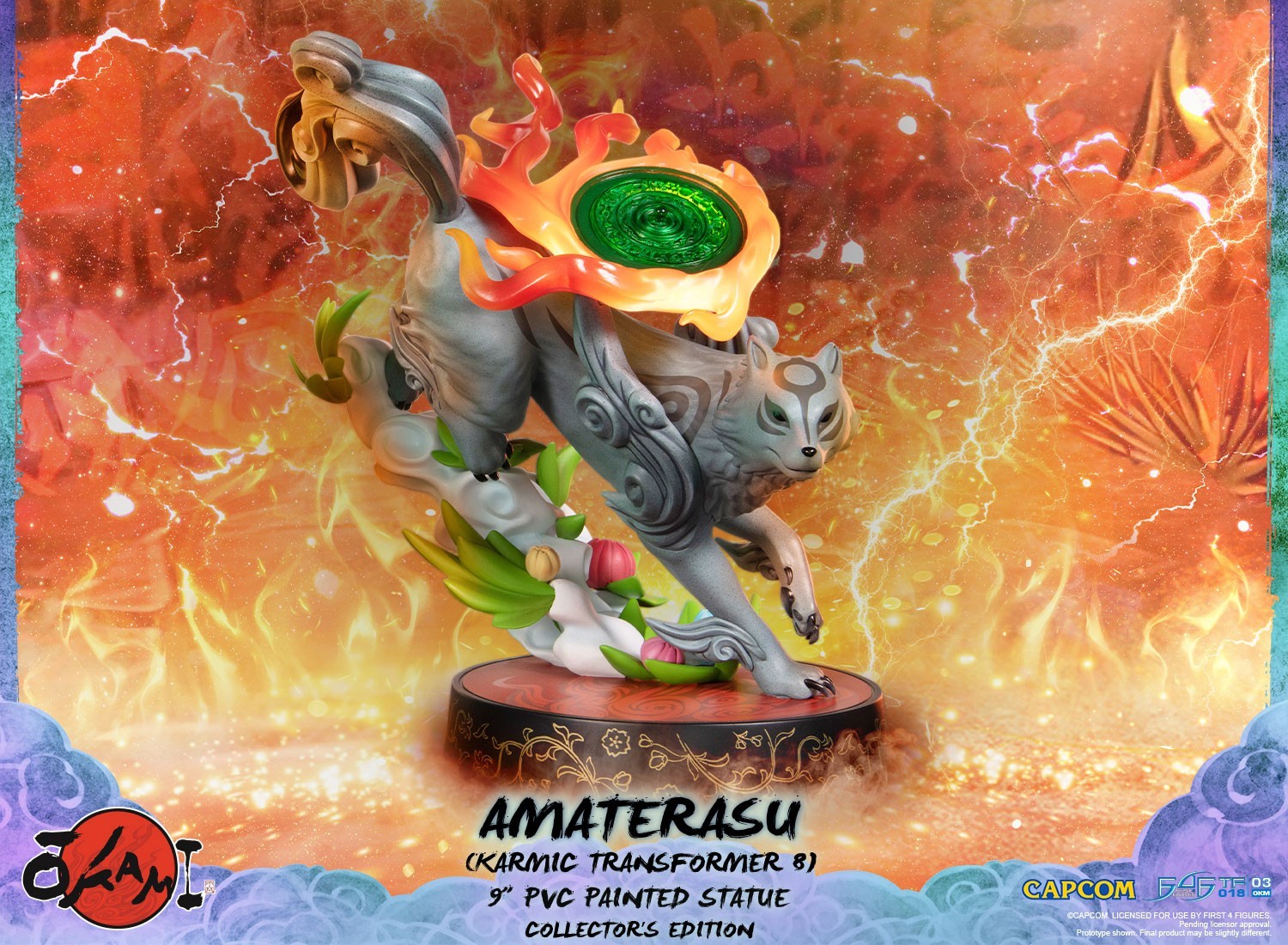 Ookami - Amaterasu - True Form - Karmic Transformation, Exclusive Edition (First 4 Figures) photo 3