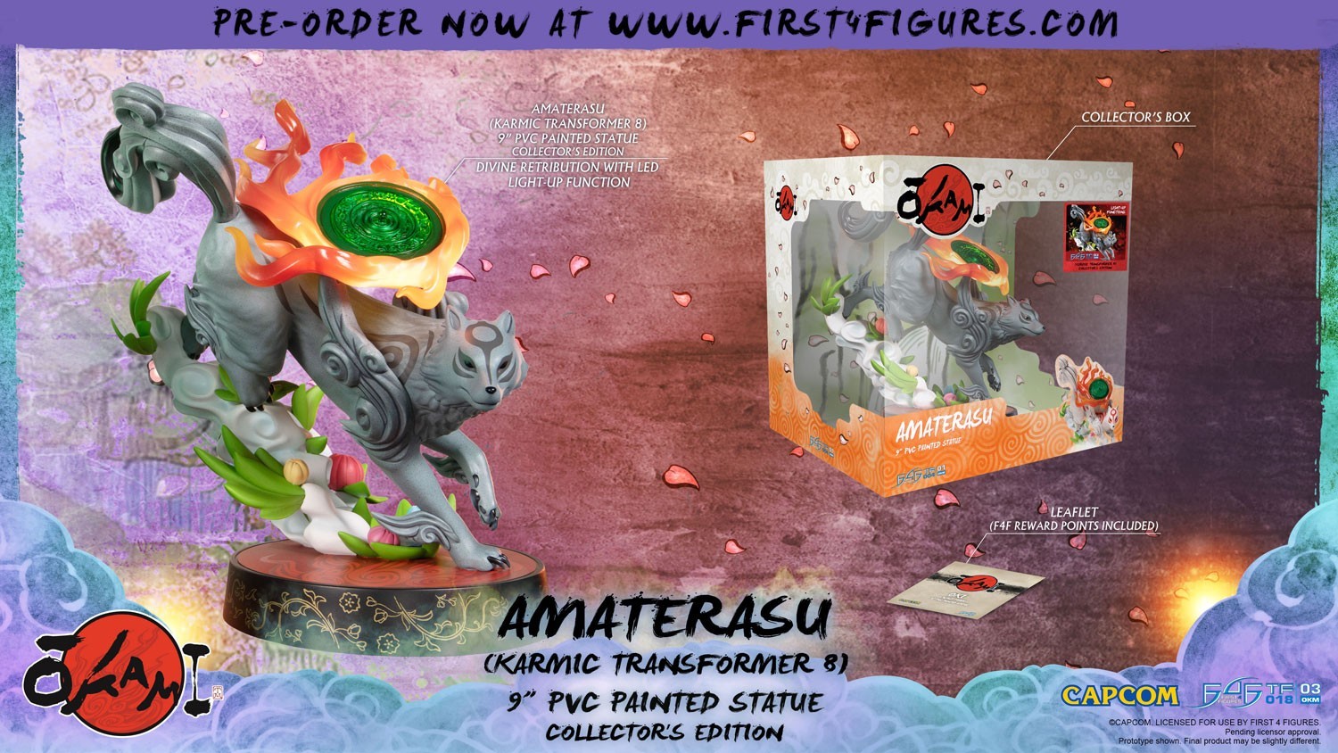 Ookami - Amaterasu - True Form - Karmic Transformation, Exclusive Edition (First 4 Figures) photo 4