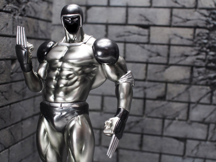 Kinnikuman - Warsman - CCP Muscular Collection  (NO.37) - Ver. 1.0 Gensaku Silver Metallic Mizu no Seishin Ver. (CCP) photo 3