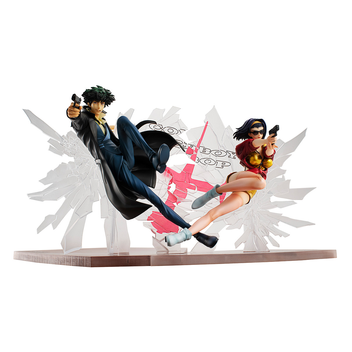 Cowboy Bebop - Faye Valentine - Spike Spiegel - 1/8 - 1st GIG set (MegaHouse) photo 2