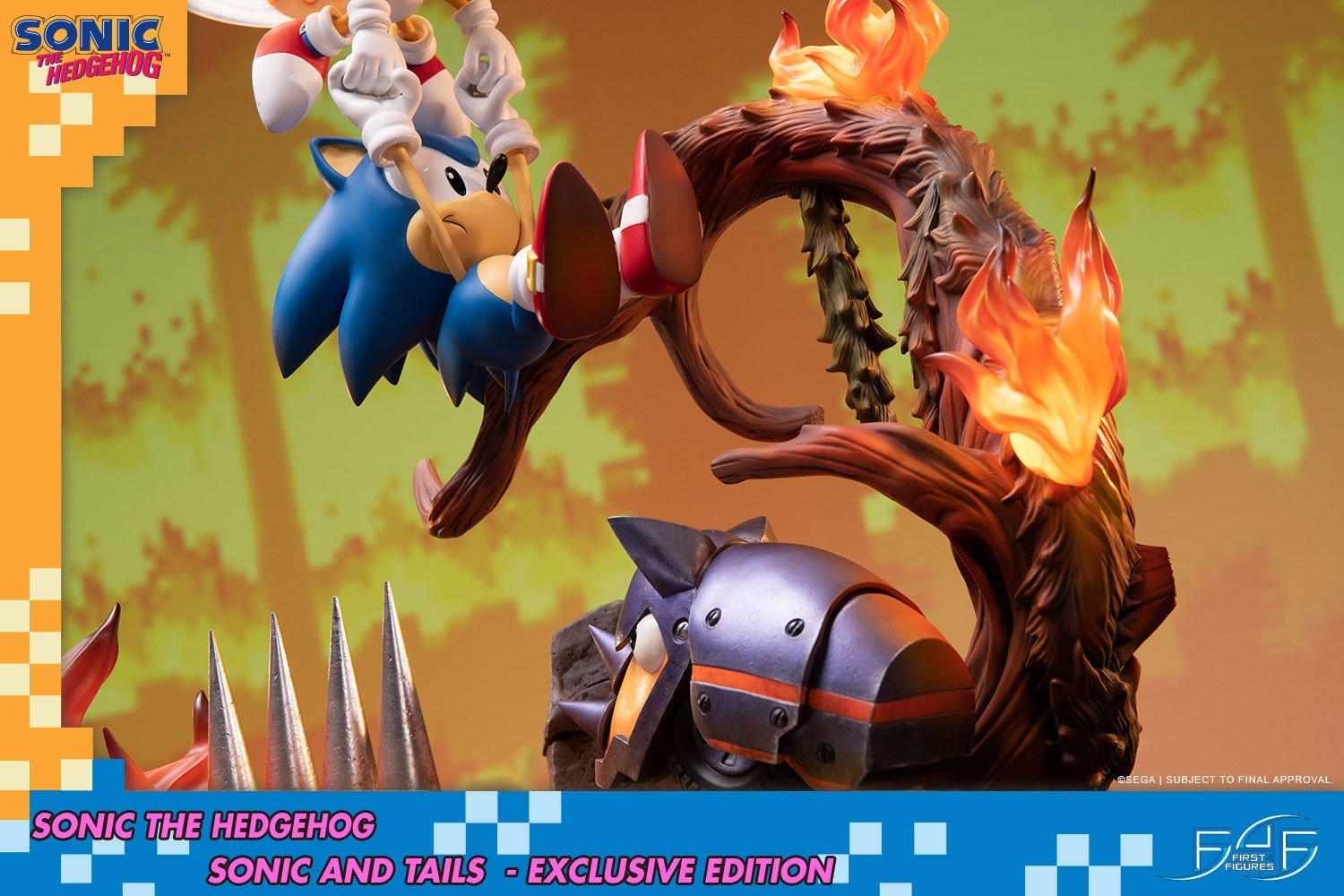 Sonic the Hedgehog - Cyclone - Miles "Tails" Prower - Diorama - Exclusive Edition (First 4 Figures) photo 6