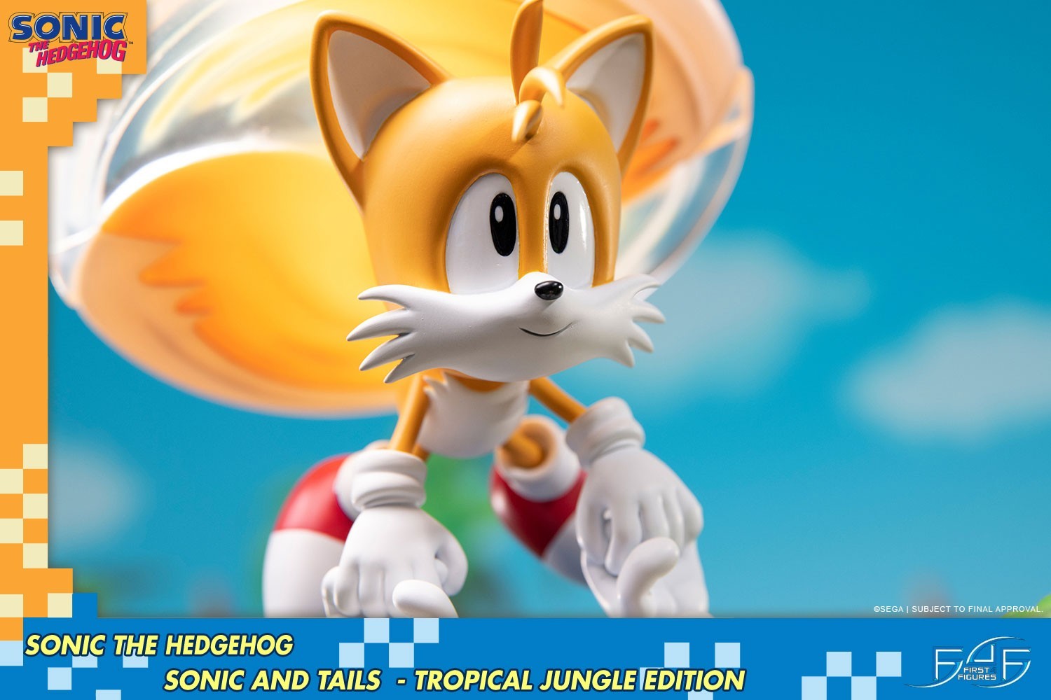 Sonic the Hedgehog - Cyclone - Miles "Tails" Prower - Diorama - Tropical Jungle Edition (First 4 Figures) photo 2