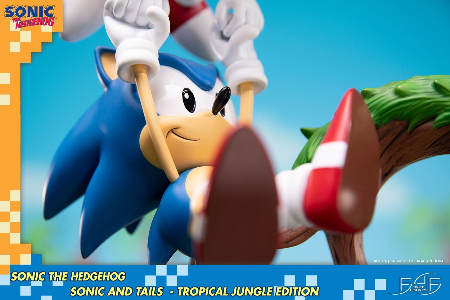 Sonic the Hedgehog - Cyclone - Miles "Tails" Prower - Diorama - Tropical Jungle Edition (First 4 Figures) photo 3