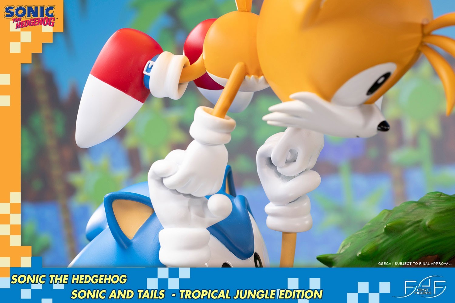 Sonic the Hedgehog - Cyclone - Miles "Tails" Prower - Diorama - Tropical Jungle Edition (First 4 Figures) photo 7