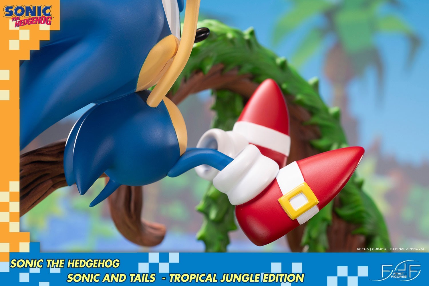 Sonic the Hedgehog - Cyclone - Miles "Tails" Prower - Diorama - Tropical Jungle Edition (First 4 Figures) photo 8
