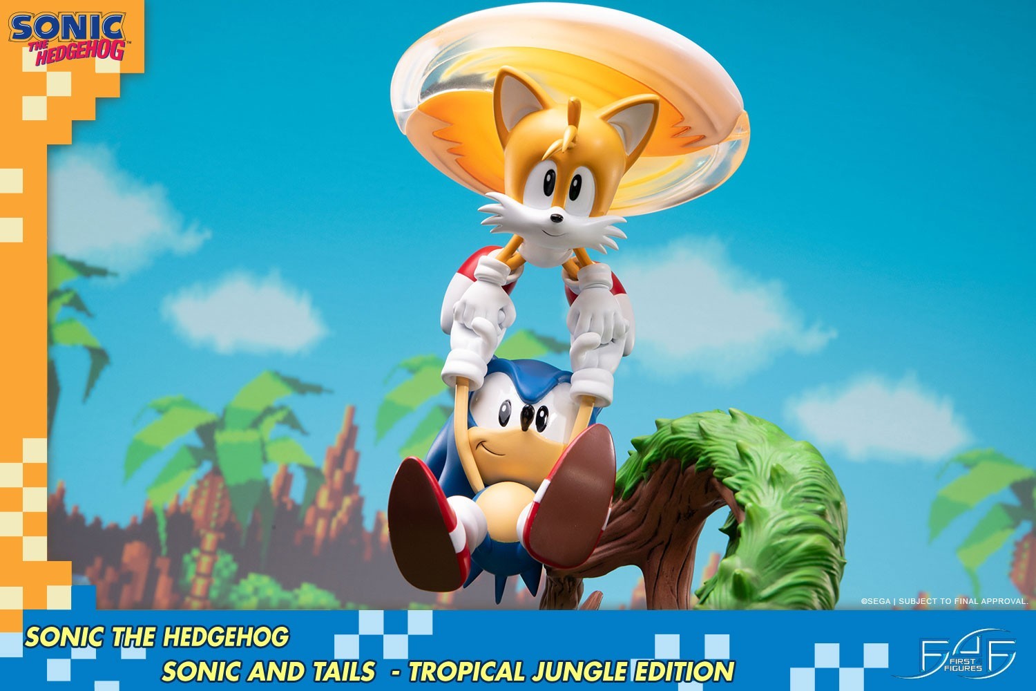 Sonic the Hedgehog - Cyclone - Miles "Tails" Prower - Diorama - Tropical Jungle Edition (First 4 Figures) photo 9