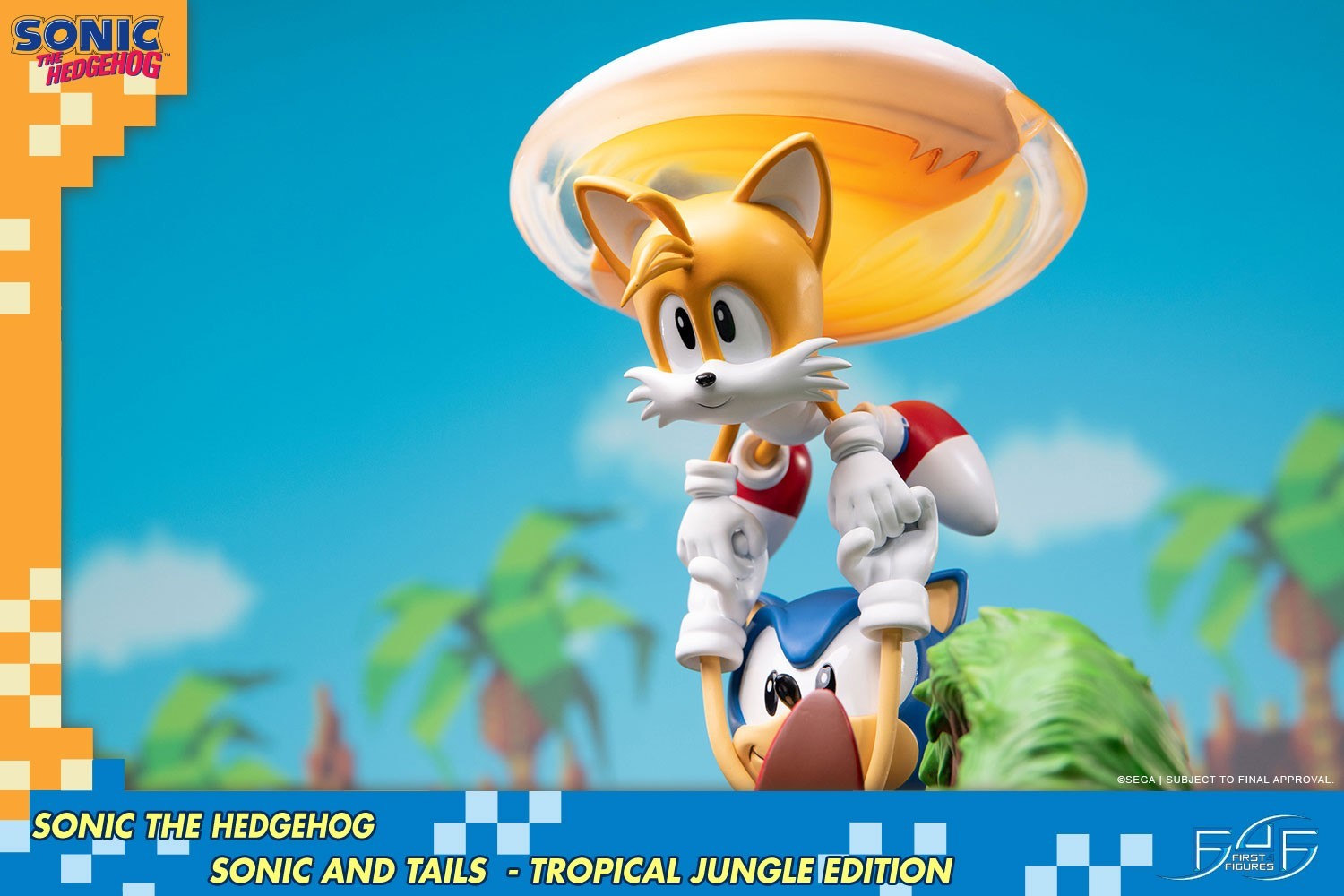 Sonic the Hedgehog - Cyclone - Miles "Tails" Prower - Diorama - Tropical Jungle Edition (First 4 Figures) photo 10
