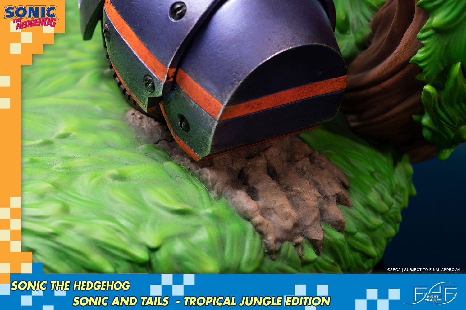Sonic the Hedgehog - Cyclone - Miles "Tails" Prower - Diorama - Tropical Jungle Edition (First 4 Figures) photo 12
