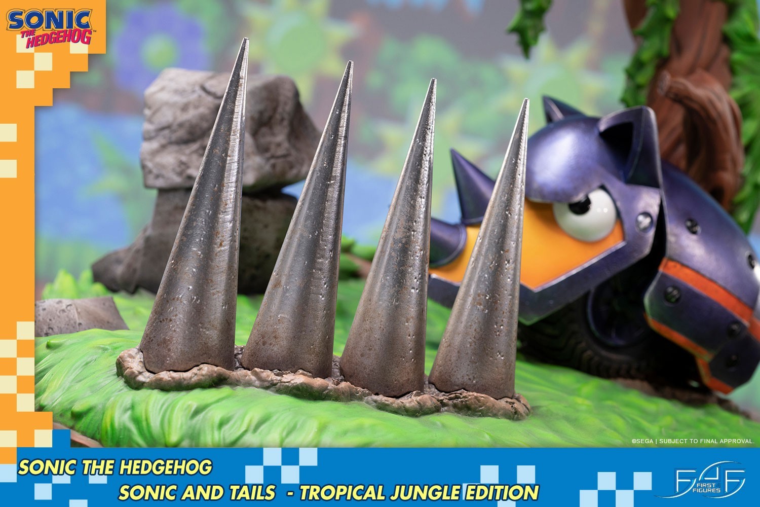 Sonic the Hedgehog - Cyclone - Miles "Tails" Prower - Diorama - Tropical Jungle Edition (First 4 Figures) photo 14