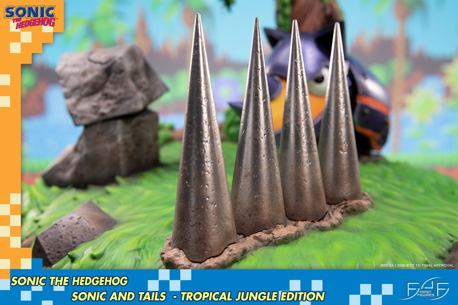 Sonic the Hedgehog - Cyclone - Miles "Tails" Prower - Diorama - Tropical Jungle Edition (First 4 Figures) photo 15