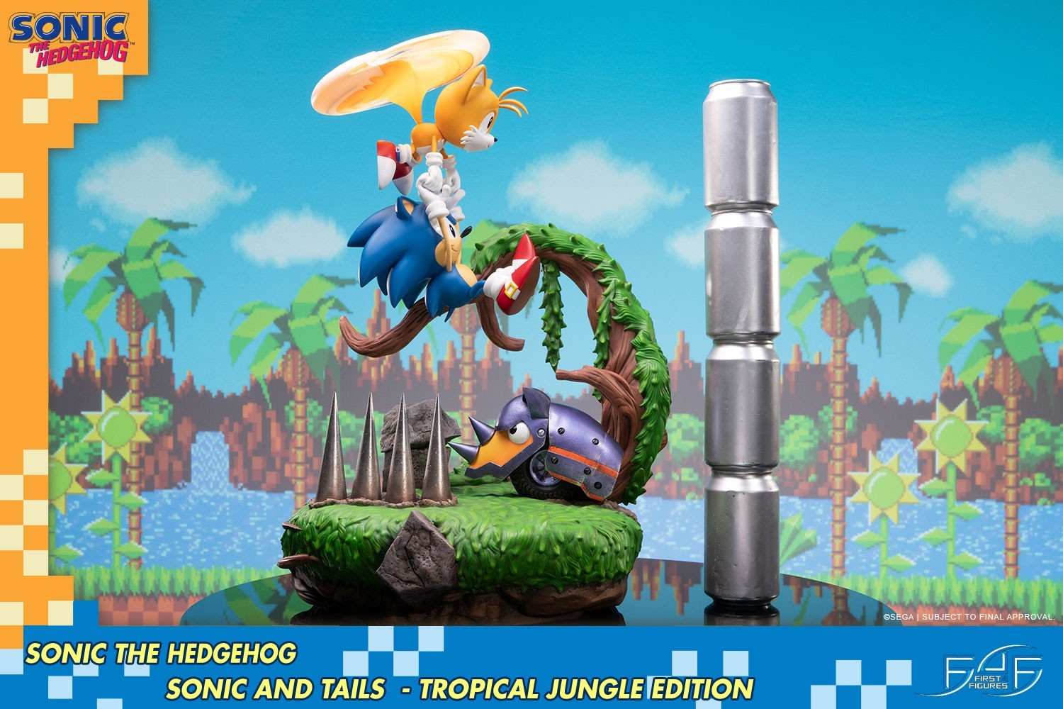 Sonic the Hedgehog - Cyclone - Miles "Tails" Prower - Diorama - Tropical Jungle Edition (First 4 Figures) photo 16