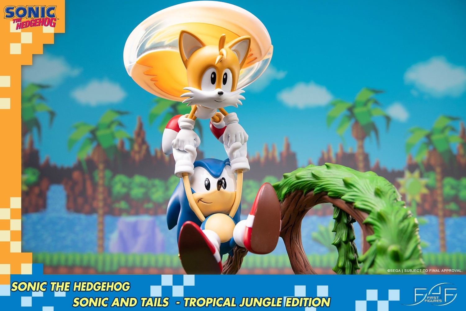 Sonic the Hedgehog - Cyclone - Miles "Tails" Prower - Diorama - Tropical Jungle Edition (First 4 Figures) photo 18