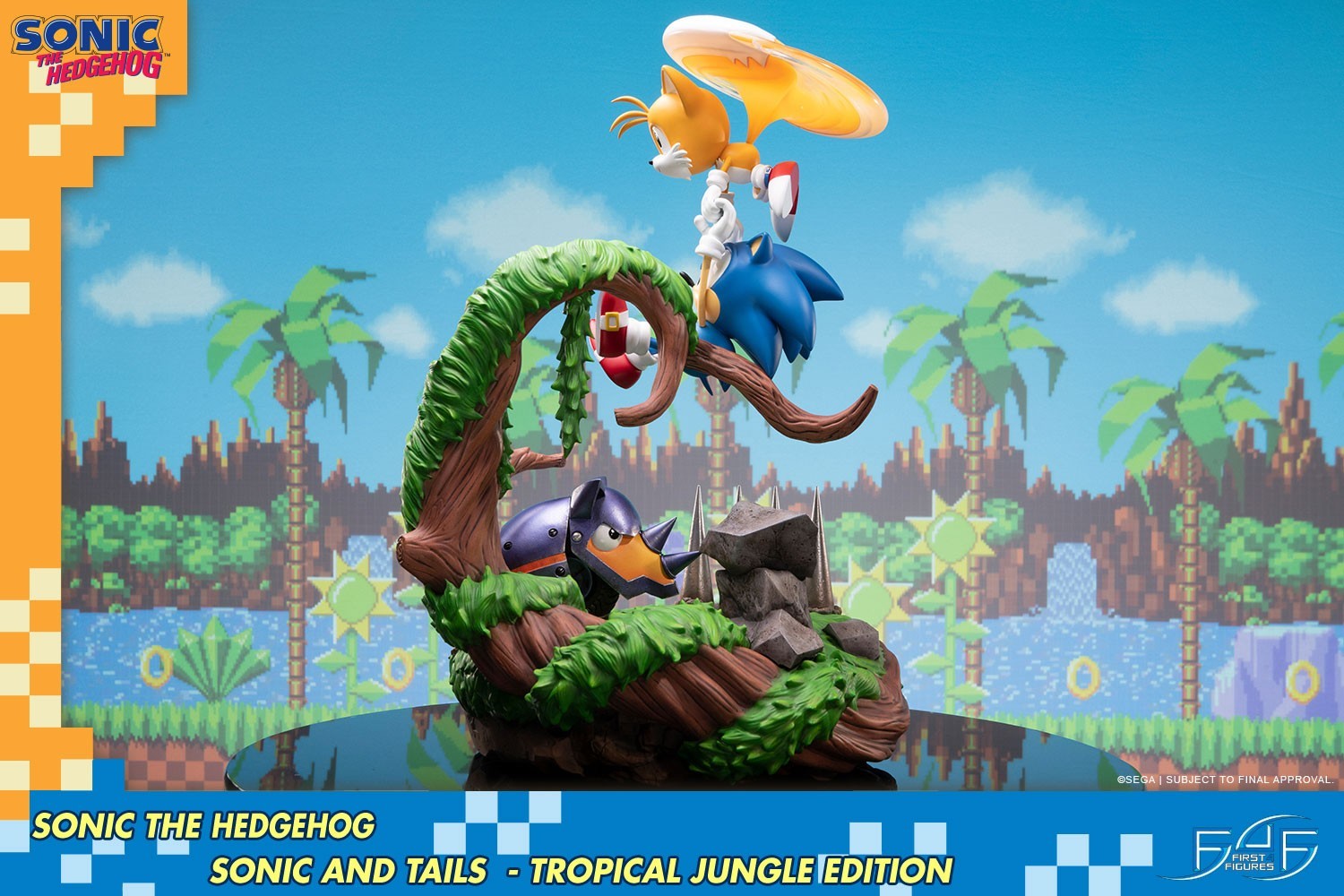 Sonic the Hedgehog - Cyclone - Miles "Tails" Prower - Diorama - Tropical Jungle Edition (First 4 Figures) photo 20