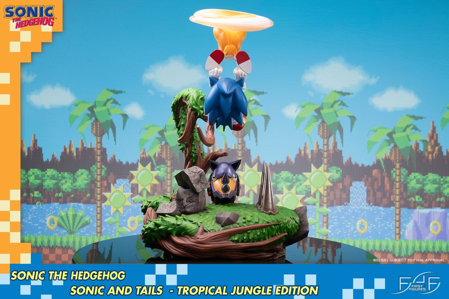 Sonic the Hedgehog - Cyclone - Miles "Tails" Prower - Diorama - Tropical Jungle Edition (First 4 Figures) photo 22