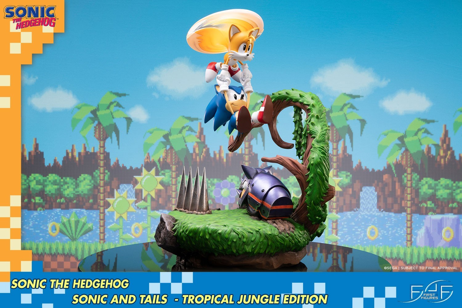 Sonic the Hedgehog - Cyclone - Miles "Tails" Prower - Diorama - Tropical Jungle Edition (First 4 Figures) photo 25