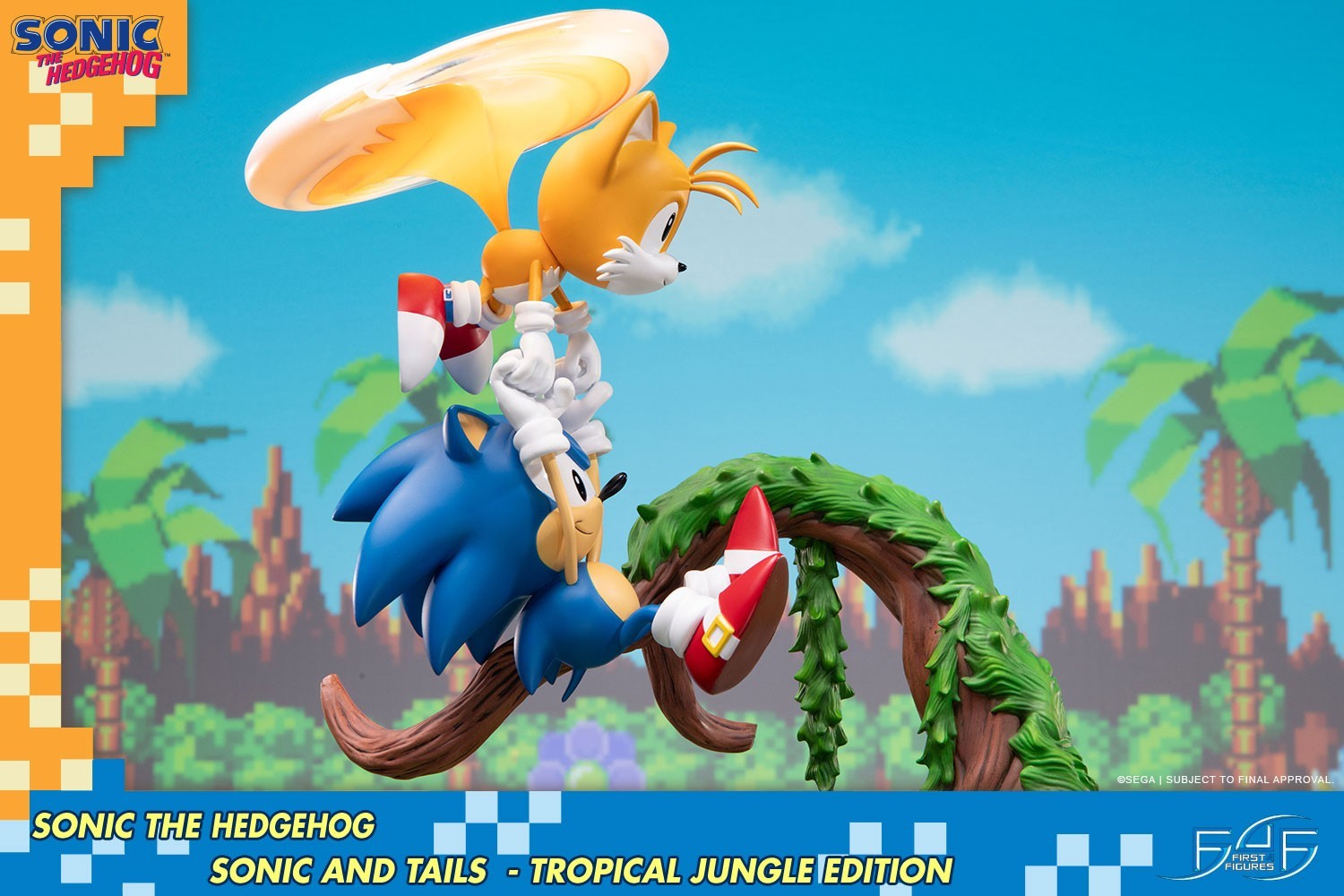 Sonic the Hedgehog - Cyclone - Miles "Tails" Prower - Diorama - Tropical Jungle Edition (First 4 Figures) photo 28
