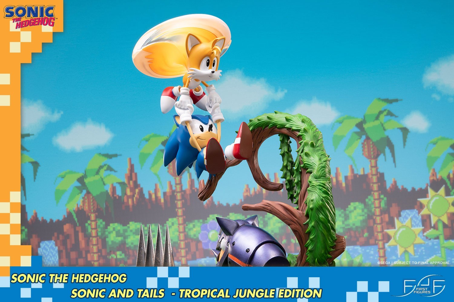 Sonic the Hedgehog - Cyclone - Miles "Tails" Prower - Diorama - Tropical Jungle Edition (First 4 Figures) photo 29