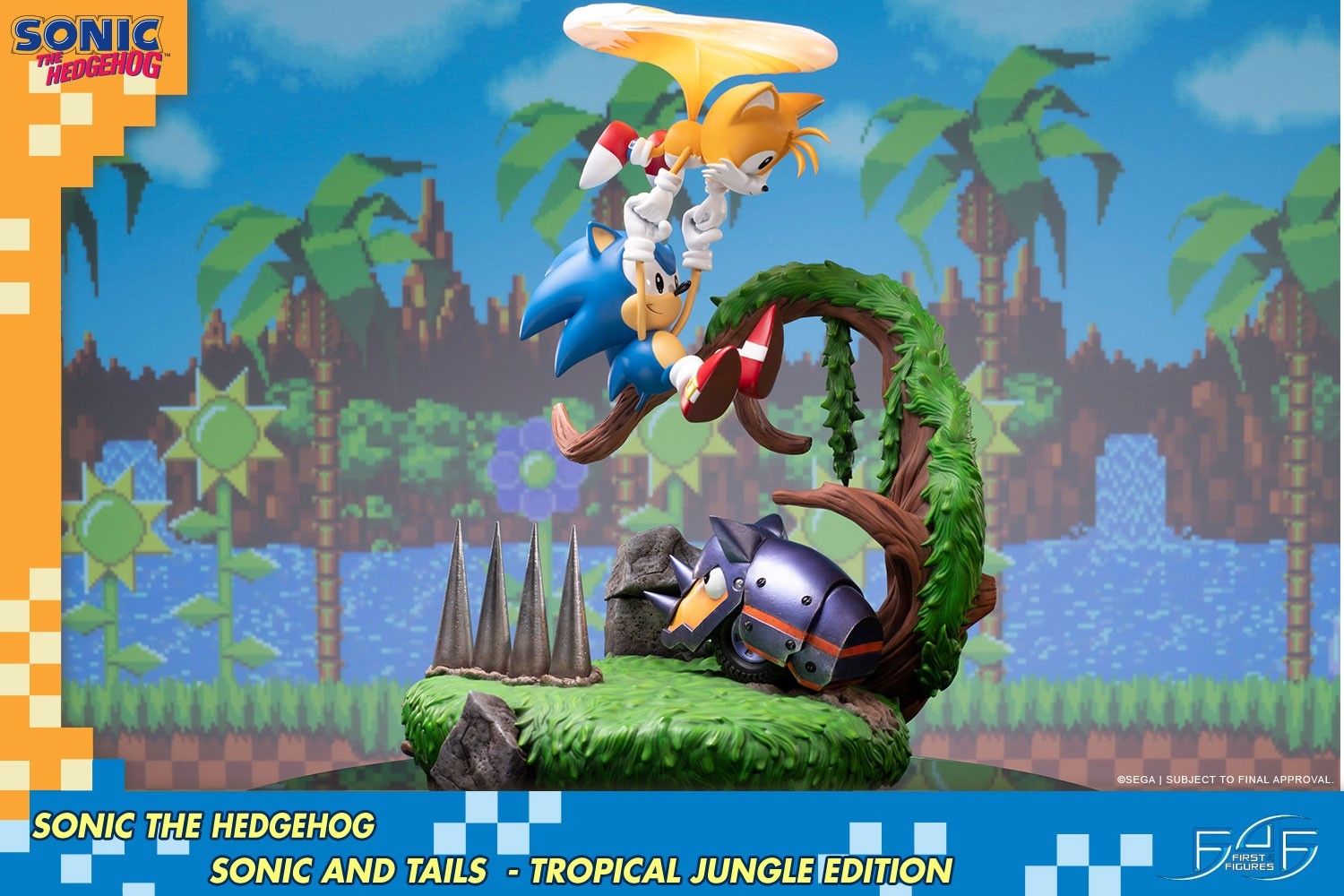 Sonic the Hedgehog - Cyclone - Miles "Tails" Prower - Diorama - Tropical Jungle Edition (First 4 Figures) photo 30