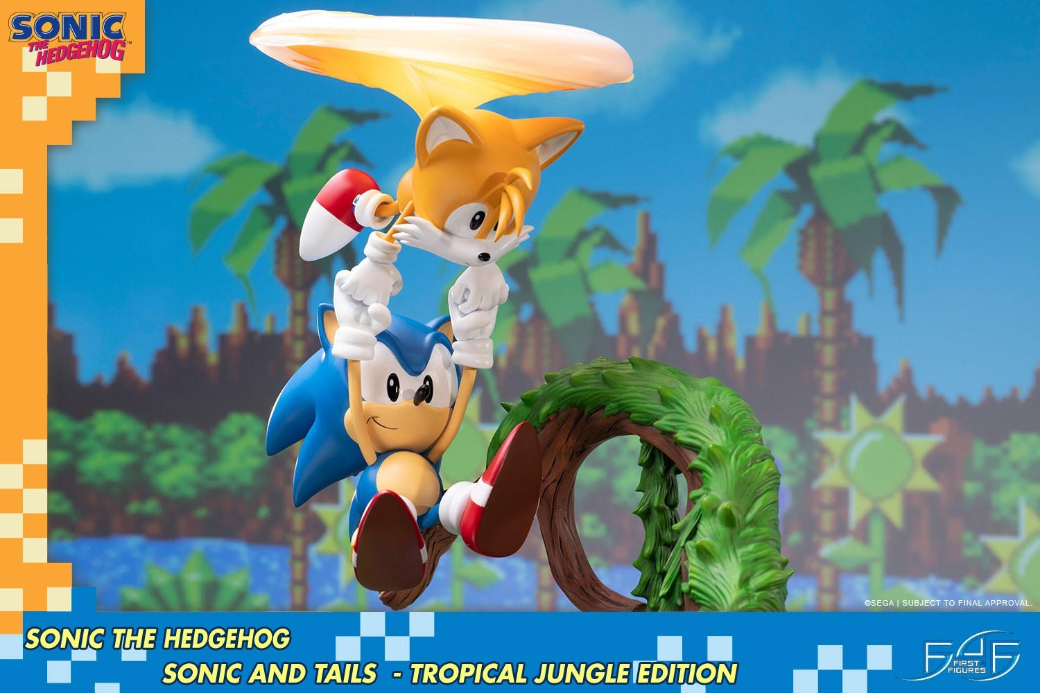 Sonic the Hedgehog - Cyclone - Miles "Tails" Prower - Diorama - Tropical Jungle Edition (First 4 Figures) photo 31
