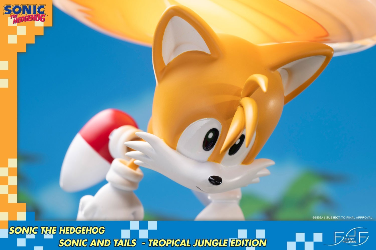 Sonic the Hedgehog - Cyclone - Miles "Tails" Prower - Diorama - Tropical Jungle Edition (First 4 Figures) photo 32