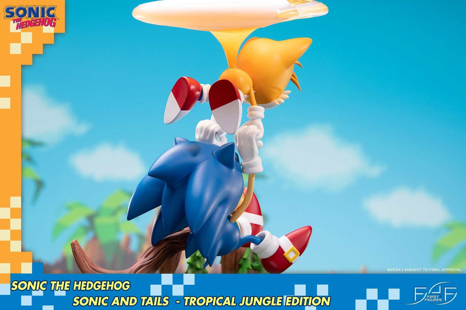 Sonic the Hedgehog - Cyclone - Miles "Tails" Prower - Diorama - Tropical Jungle Edition (First 4 Figures) photo 33