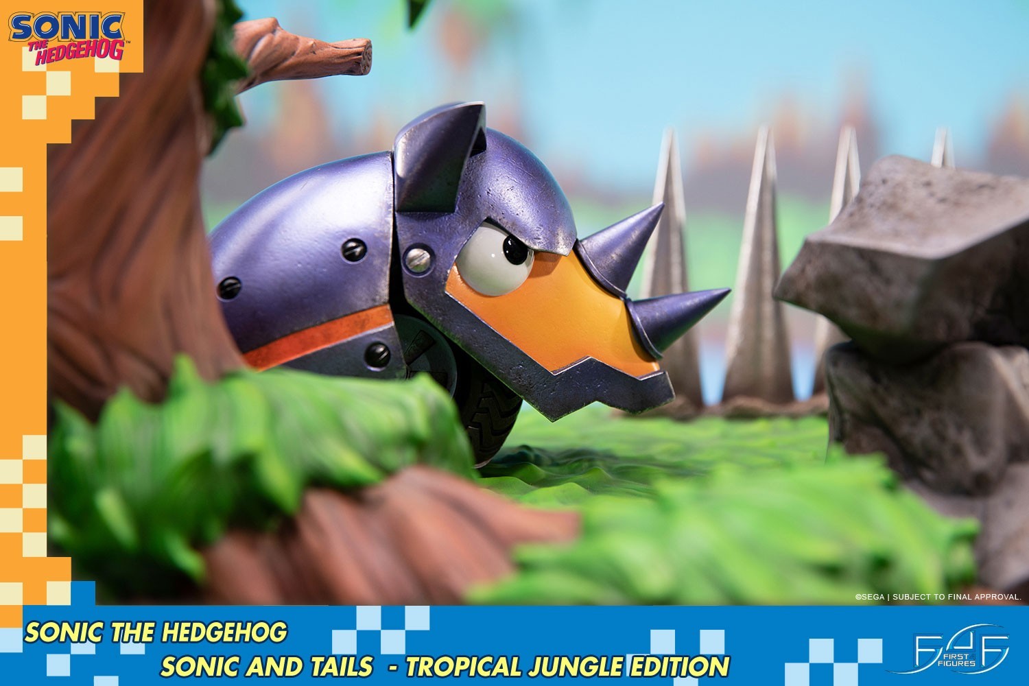 Sonic the Hedgehog - Cyclone - Miles "Tails" Prower - Diorama - Tropical Jungle Edition (First 4 Figures) photo 34
