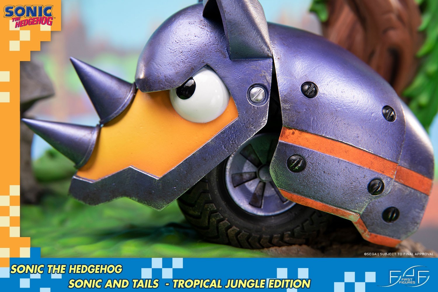 Sonic the Hedgehog - Cyclone - Miles "Tails" Prower - Diorama - Tropical Jungle Edition (First 4 Figures) photo 35