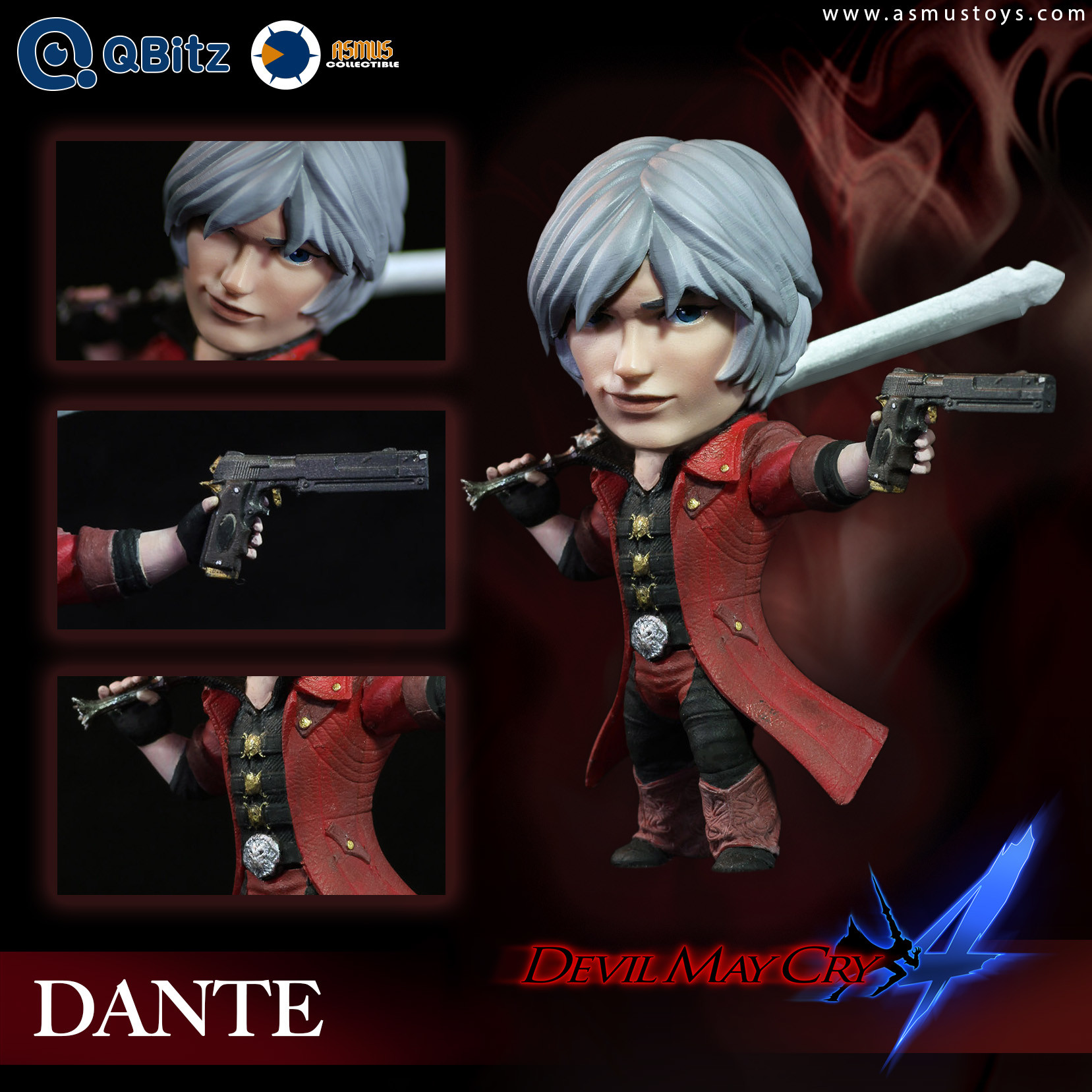 Devil May Cry 4 - Dante - Q-bitz - Q-bitz Devil May Cry (Asmus Toys) photo 5