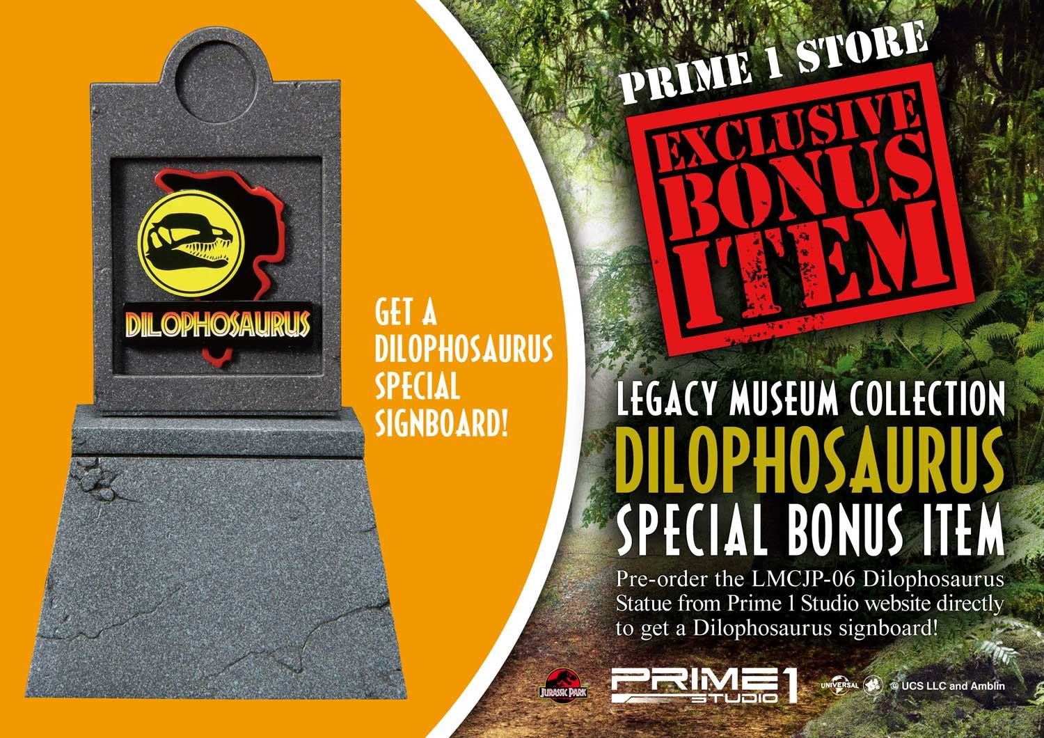 Jurassic Park - Dilophosaurus - Legacy Museum Collection (LMCJP-06S) - 1/6 - Bonus Version (Prime 1 Studio) photo 23