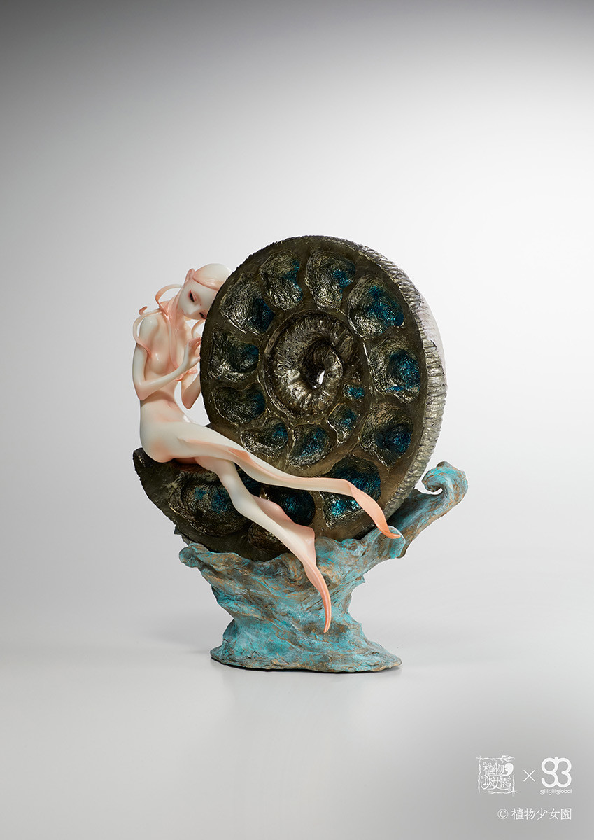 Original - Outekkouka Shita Ammonite (Pyritized Ammonite) (Gill Gill Global)