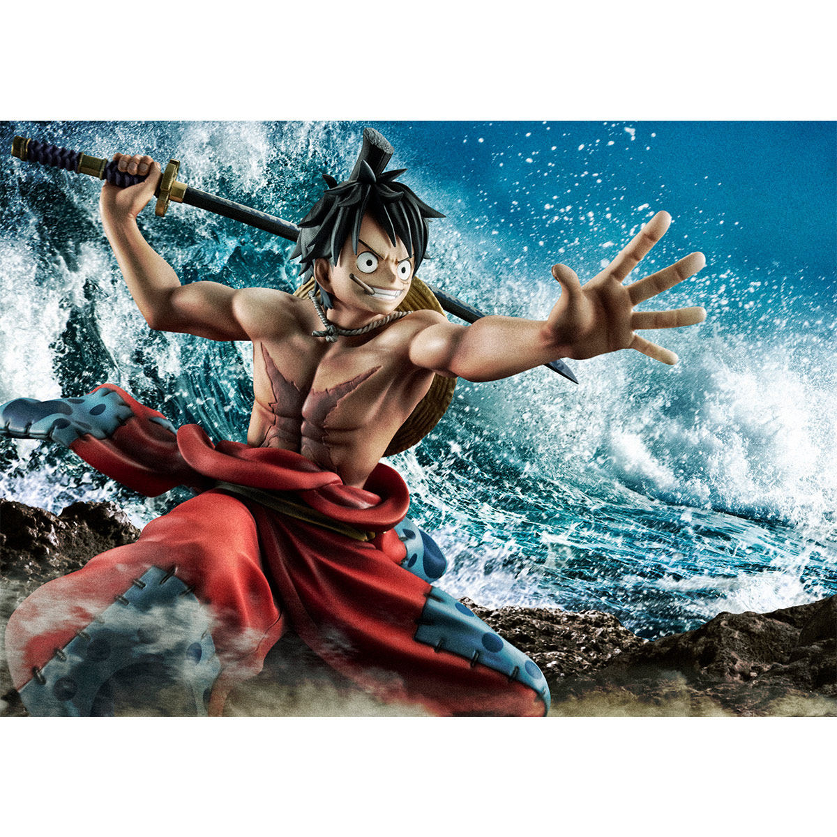 One Piece - Monkey D. Luffy - Portrait of Pirates "Warriors Alliance" - 1/8 - Luffytaro (MegaHouse) photo 5