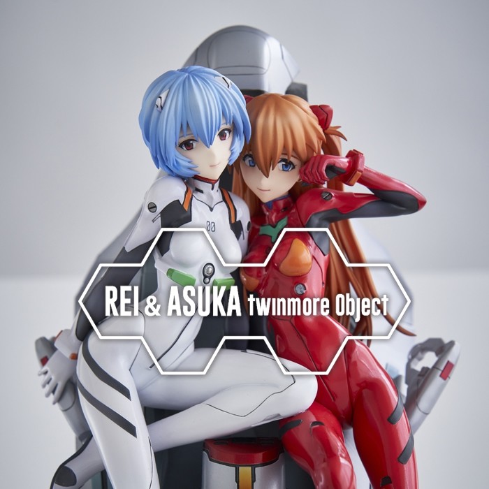 Shin Seiki Evangelion - Ayanami Rei - Souryuu Asuka Langley - Twinmore Object (Union Creative International Ltd) photo 6