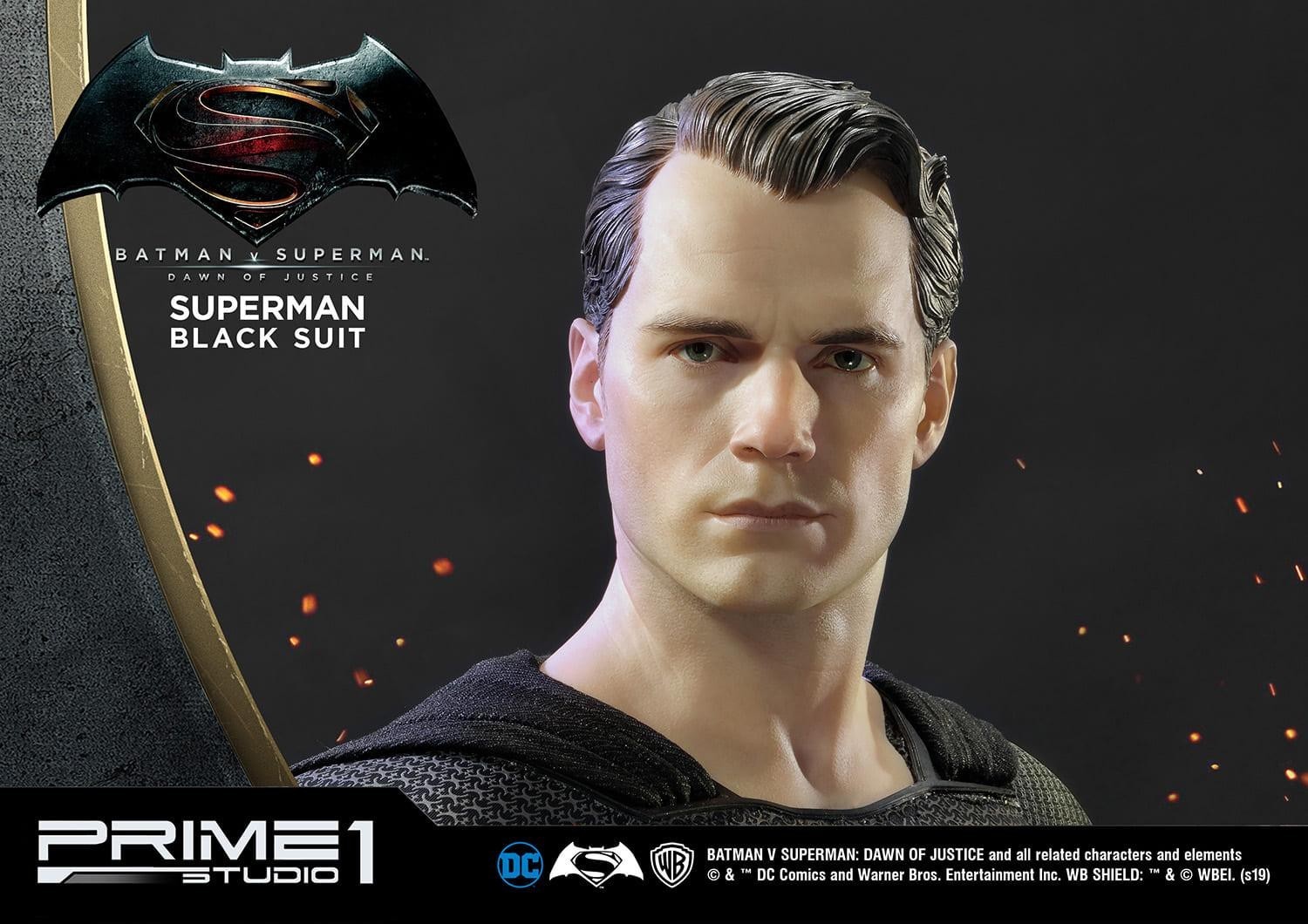 Batman v Superman: Dawn of Justice - Superman - High Definition Museum Masterline Series (HDMMDC-03BL) - 1/2 - Black Version (Prime 1 Studio) photo 3