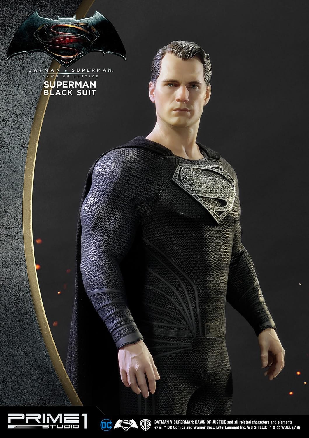 Batman v Superman: Dawn of Justice - Superman - High Definition Museum Masterline Series (HDMMDC-03BL) - 1/2 - Black Version (Prime 1 Studio) photo 4