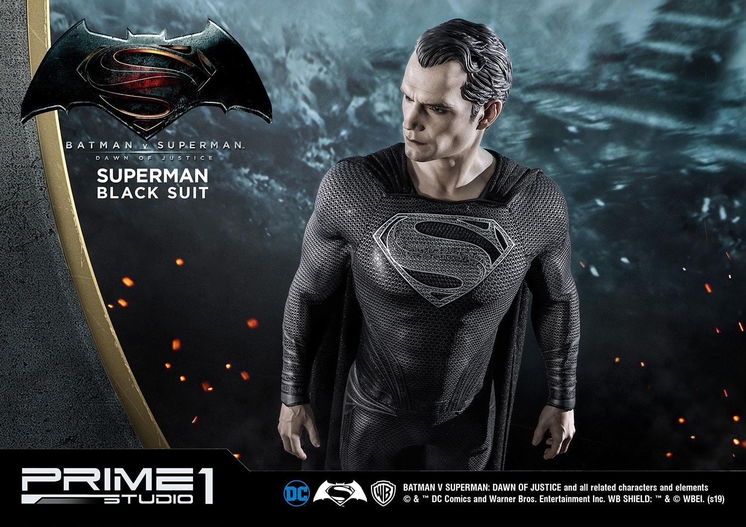 Batman v Superman: Dawn of Justice - Superman - High Definition Museum Masterline Series (HDMMDC-03BL) - 1/2 - Black Version (Prime 1 Studio) photo 6