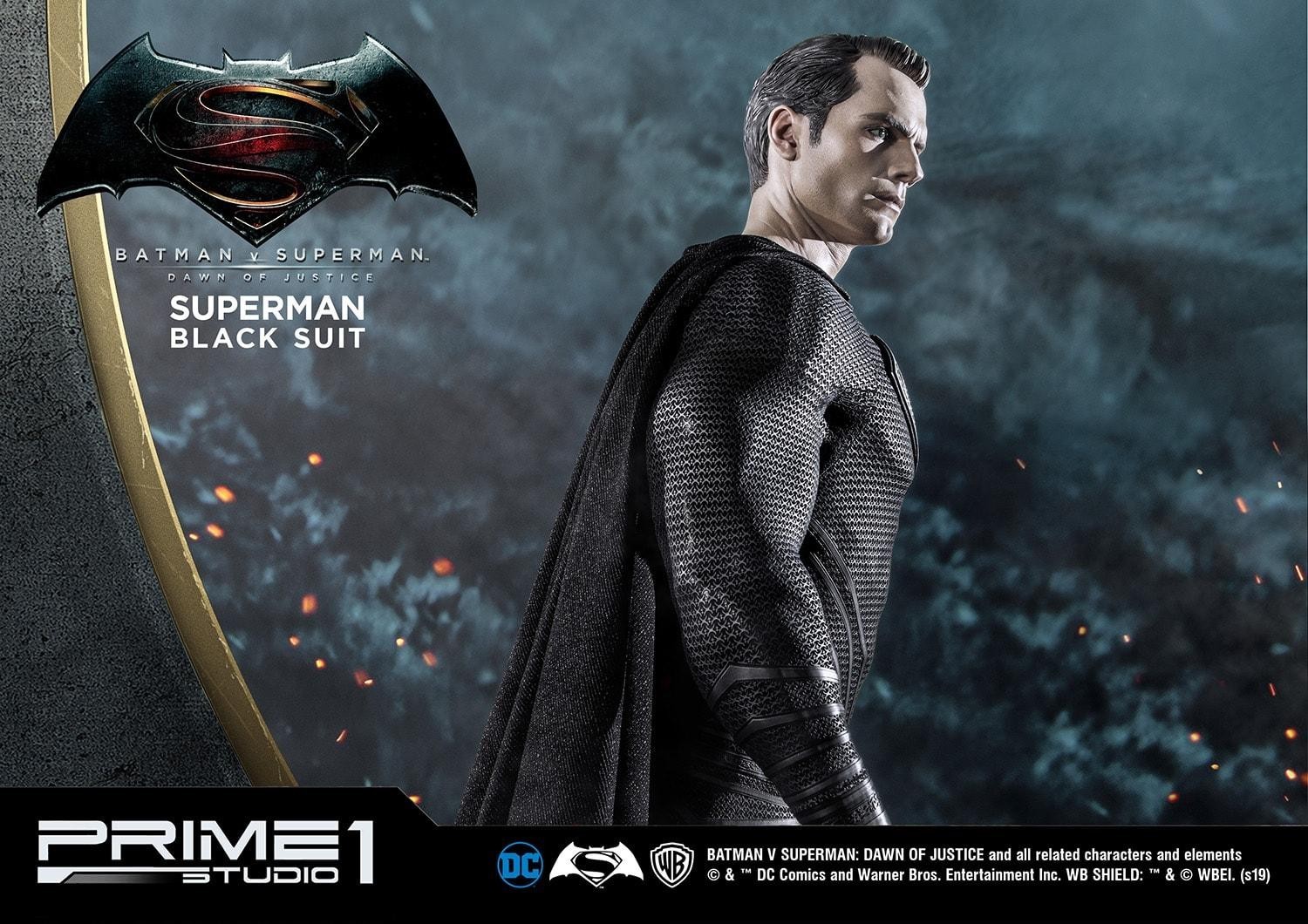 Batman v Superman: Dawn of Justice - Superman - High Definition Museum Masterline Series (HDMMDC-03BL) - 1/2 - Black Version (Prime 1 Studio) photo 7
