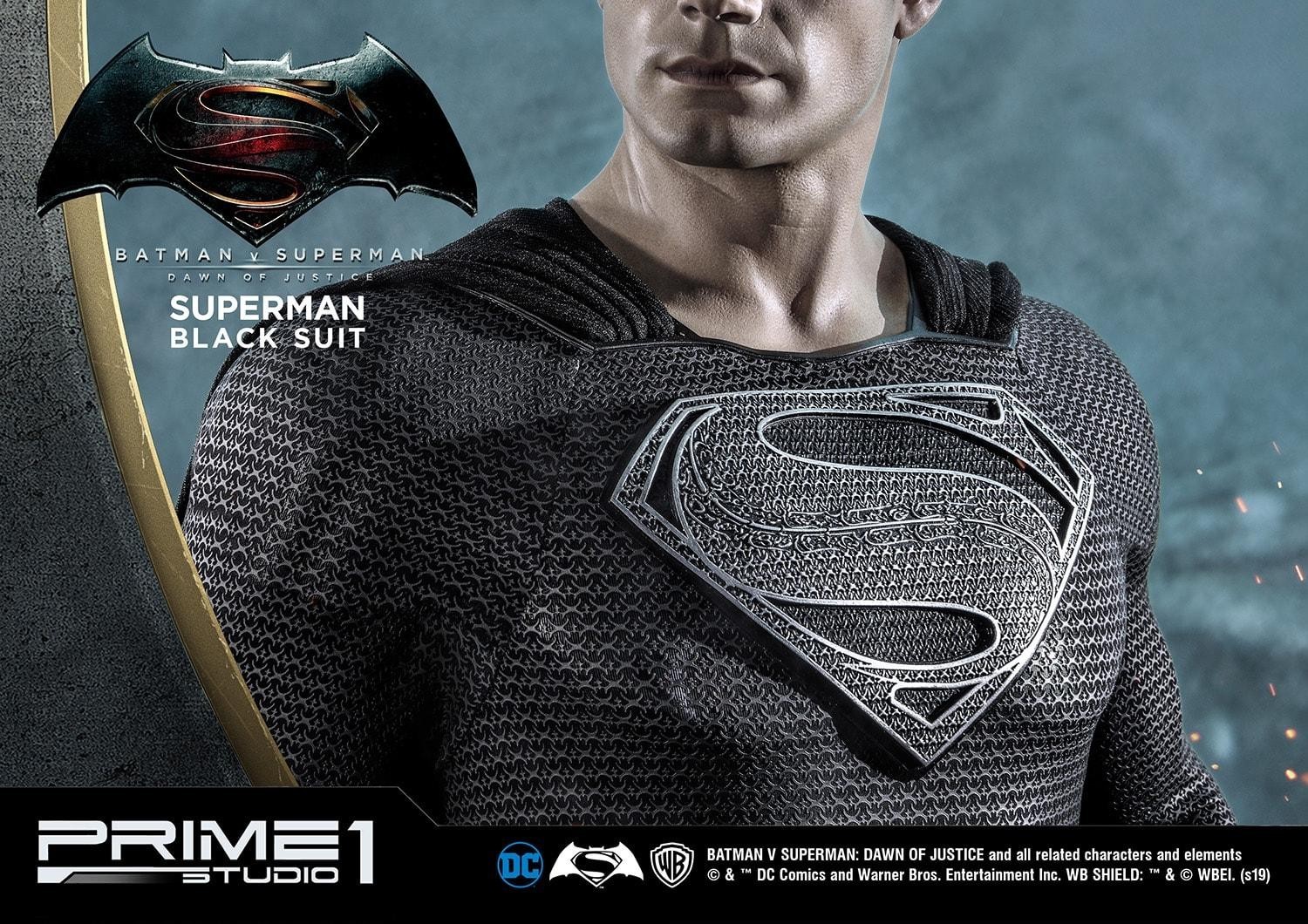 Batman v Superman: Dawn of Justice - Superman - High Definition Museum Masterline Series (HDMMDC-03BL) - 1/2 - Black Version (Prime 1 Studio) photo 8