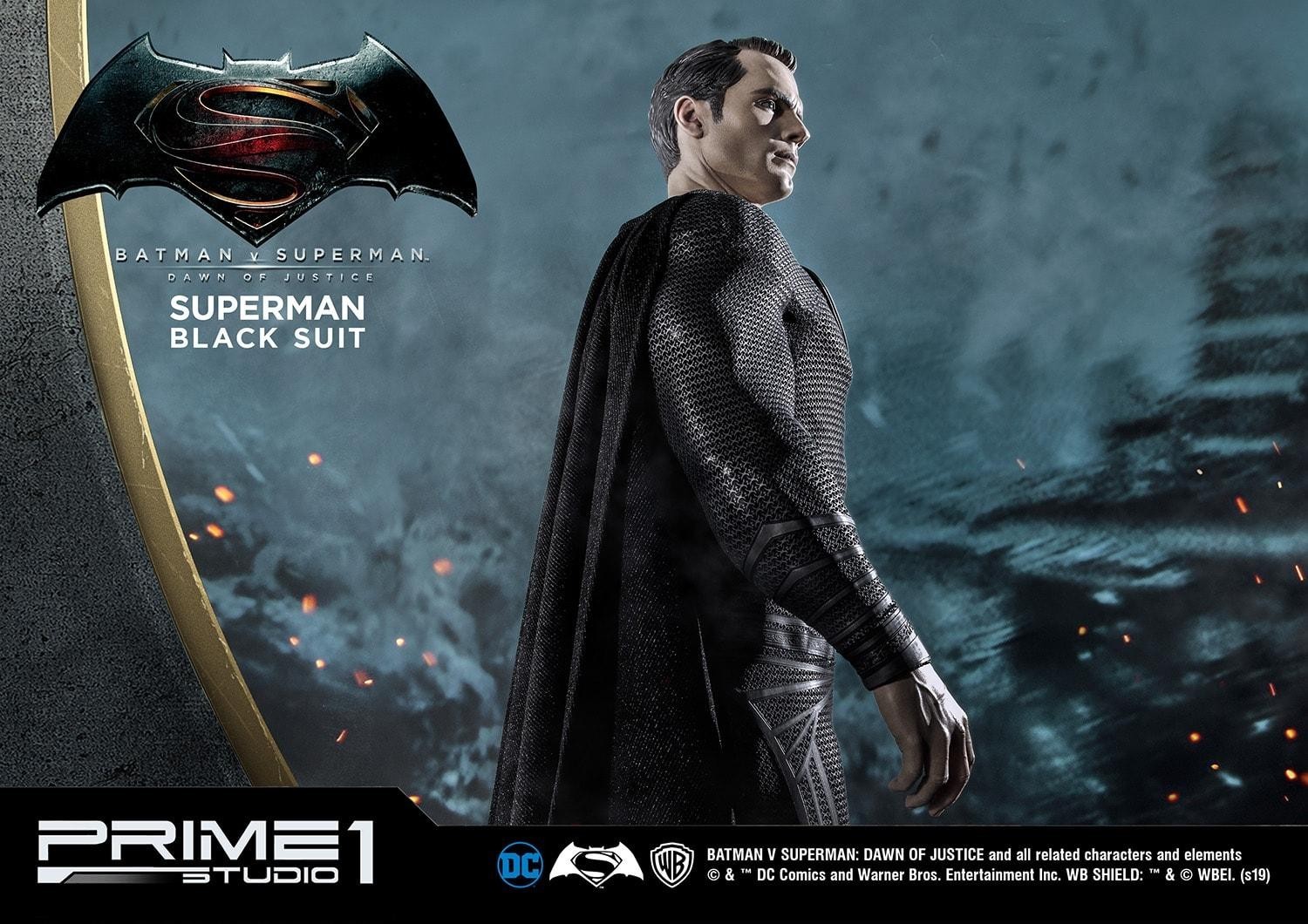 Batman v Superman: Dawn of Justice - Superman - High Definition Museum Masterline Series (HDMMDC-03BL) - 1/2 - Black Version (Prime 1 Studio) photo 10