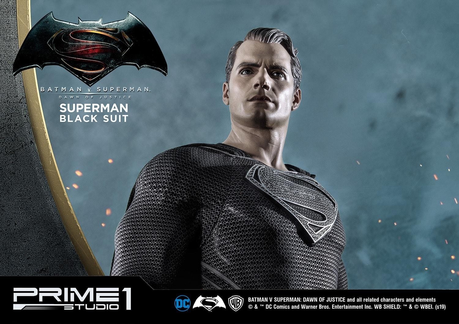 Batman v Superman: Dawn of Justice - Superman - High Definition Museum Masterline Series (HDMMDC-03BL) - 1/2 - Black Version (Prime 1 Studio) photo 11