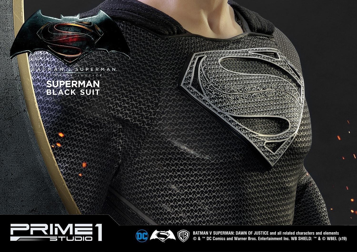 Batman v Superman: Dawn of Justice - Superman - High Definition Museum Masterline Series (HDMMDC-03BL) - 1/2 - Black Version (Prime 1 Studio) photo 14