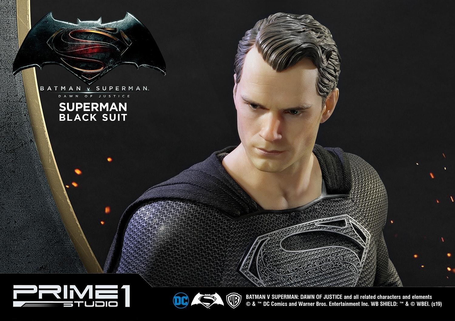 Batman v Superman: Dawn of Justice - Superman - High Definition Museum Masterline Series (HDMMDC-03BL) - 1/2 - Black Version (Prime 1 Studio) photo 15