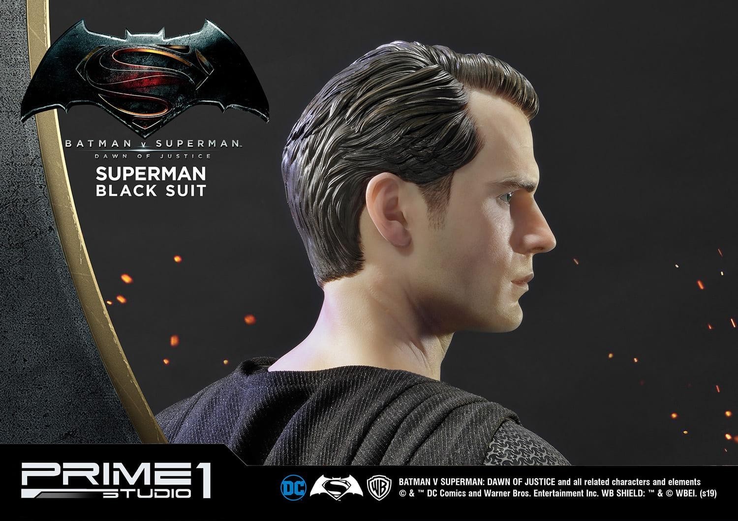 Batman v Superman: Dawn of Justice - Superman - High Definition Museum Masterline Series (HDMMDC-03BL) - 1/2 - Black Version (Prime 1 Studio) photo 16