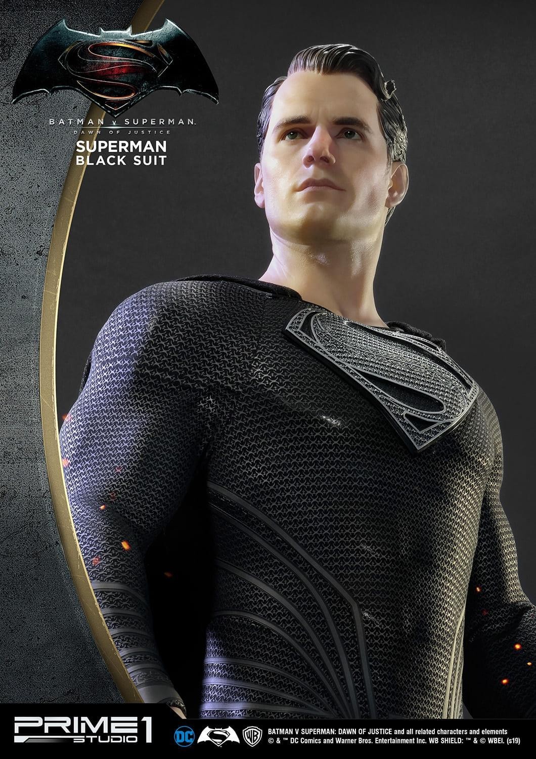 Batman v Superman: Dawn of Justice - Superman - High Definition Museum Masterline Series (HDMMDC-03BL) - 1/2 - Black Version (Prime 1 Studio) photo 19