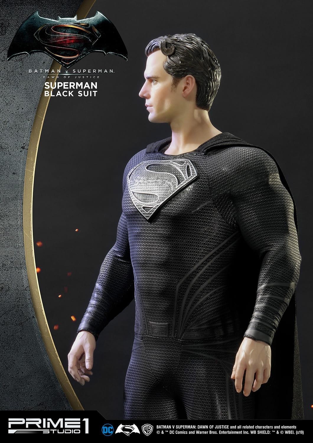 Batman v Superman: Dawn of Justice - Superman - High Definition Museum Masterline Series (HDMMDC-03BL) - 1/2 - Black Version (Prime 1 Studio) photo 20